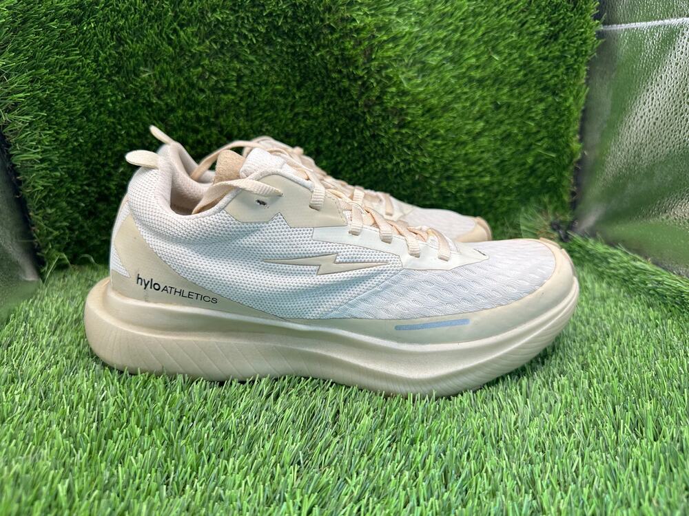 Hylo Athletics Impact SS24UMSNDB Athletic Sneaker Unisex M8.5/W10 Beige Knit Gym
